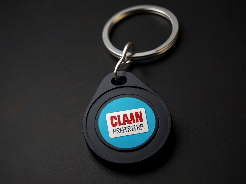 how do i clean this rubber keychain?