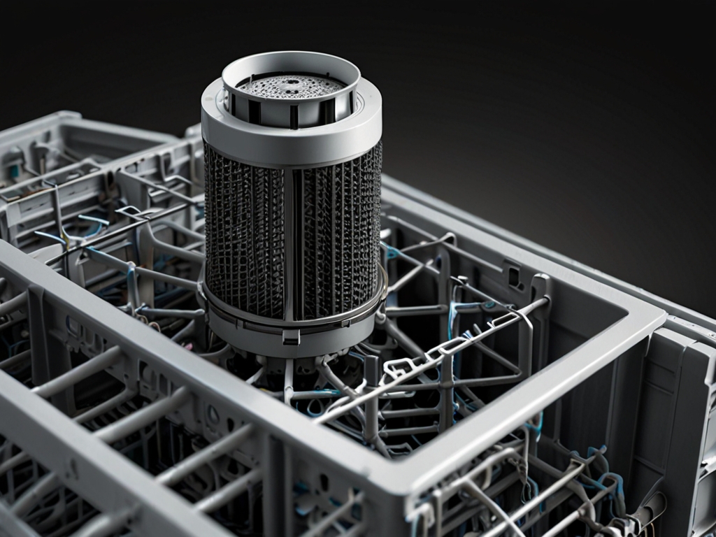 How to clean the filter in a Magic Chef dishwasher (model cdb3100awe)?